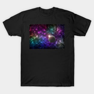 Planet Stars Space T-Shirt